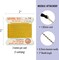 Griffin Silk Bead Cord Perlseide – Size 14 (1.02mm) – 2 Meters per Card – Stainless Steel Needle Attached – for Knotting Pearls, Gemstones, Crystals and Beads